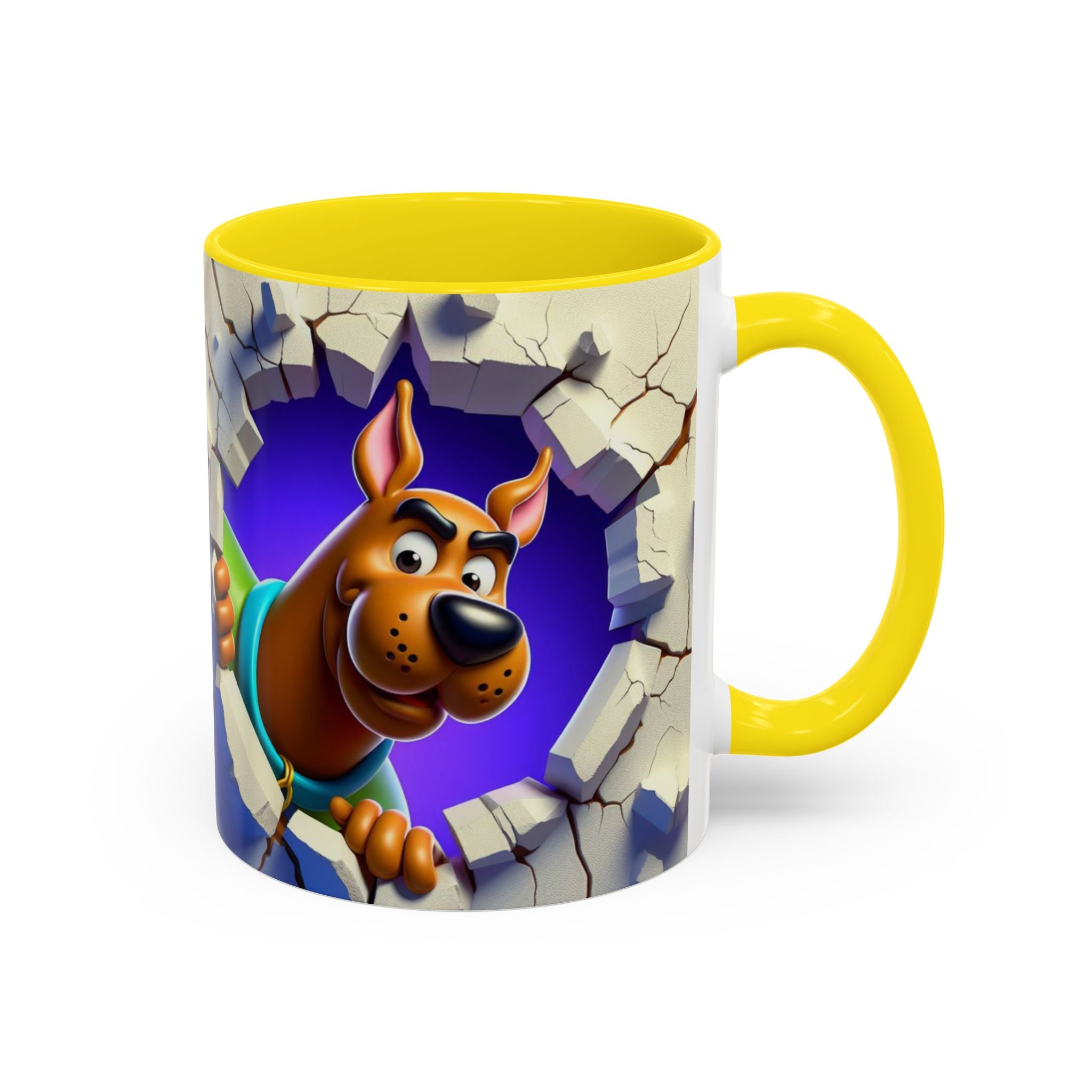 Scooby-Doo "Breaking Through" Accent Coffee Mug (11/15 oz)