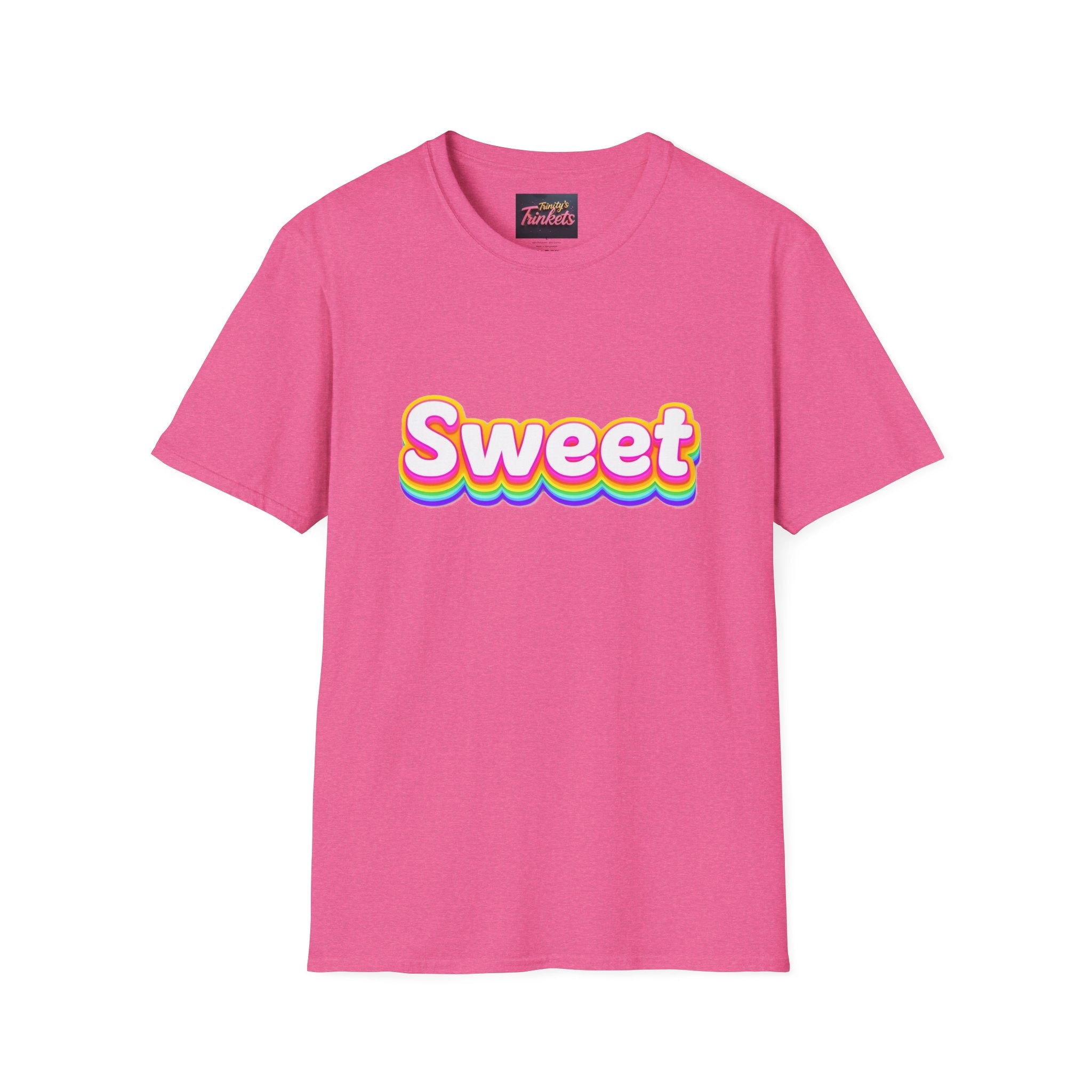 Sweet Rainbow T-Shirt — Retro Colorful Graphic Tee