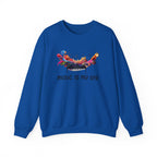 Music Is My Life Sweatshirt — Colorful Piano Graphic Crewneck