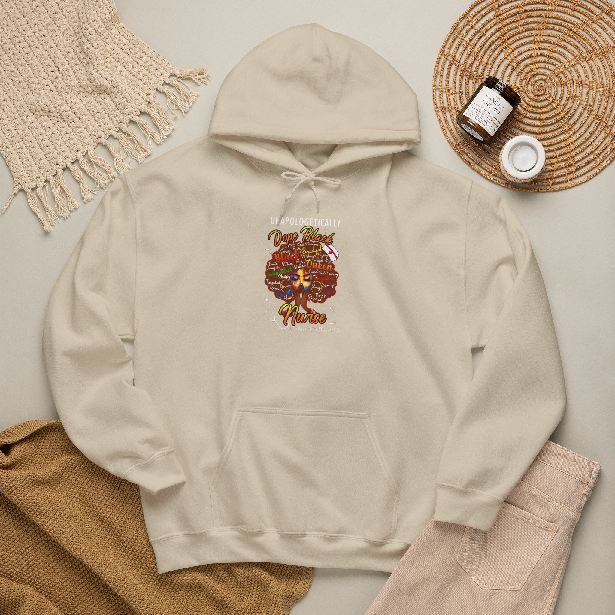Unapologetically Dope Black Nurse Hoodie