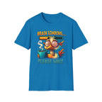 T-Shirt — ‘Brain Loading... Please Wait’ Funny Exhausted Coffee Tee