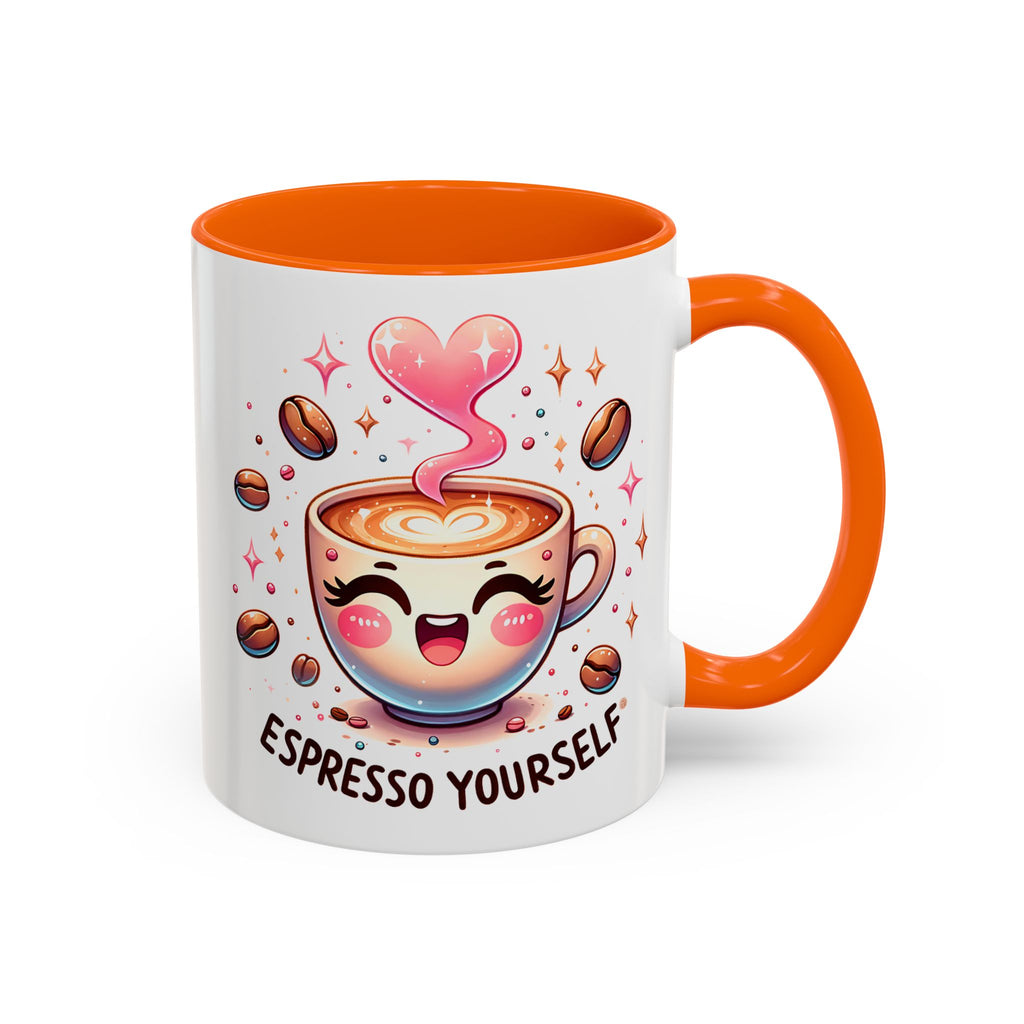 Espresso Yourself Coffee Mug — Cute Kawaii Cup Accent Mug (11/15oz)
