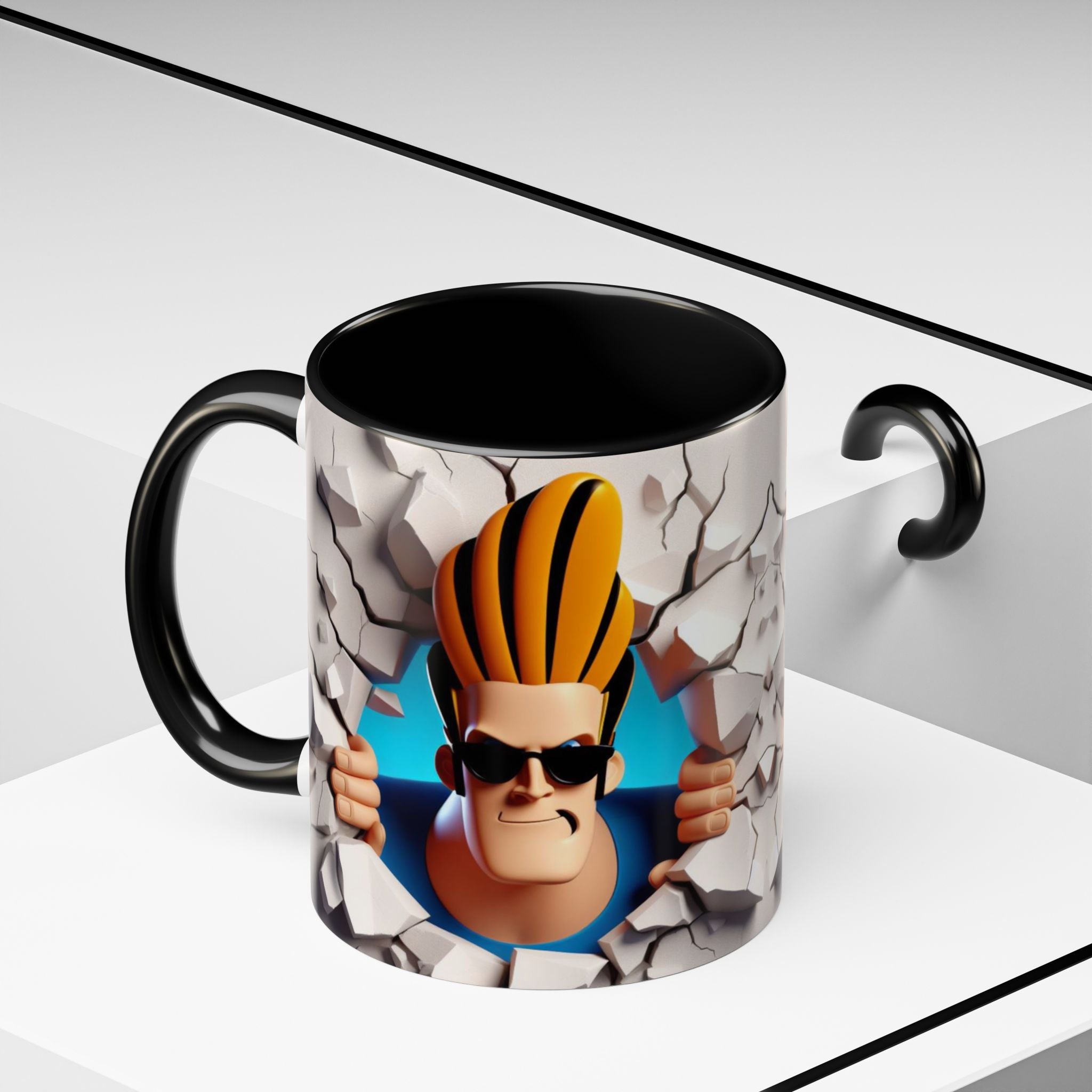 Johnny Bravo Breakthrough Coffee Mug (11oz & 15oz)