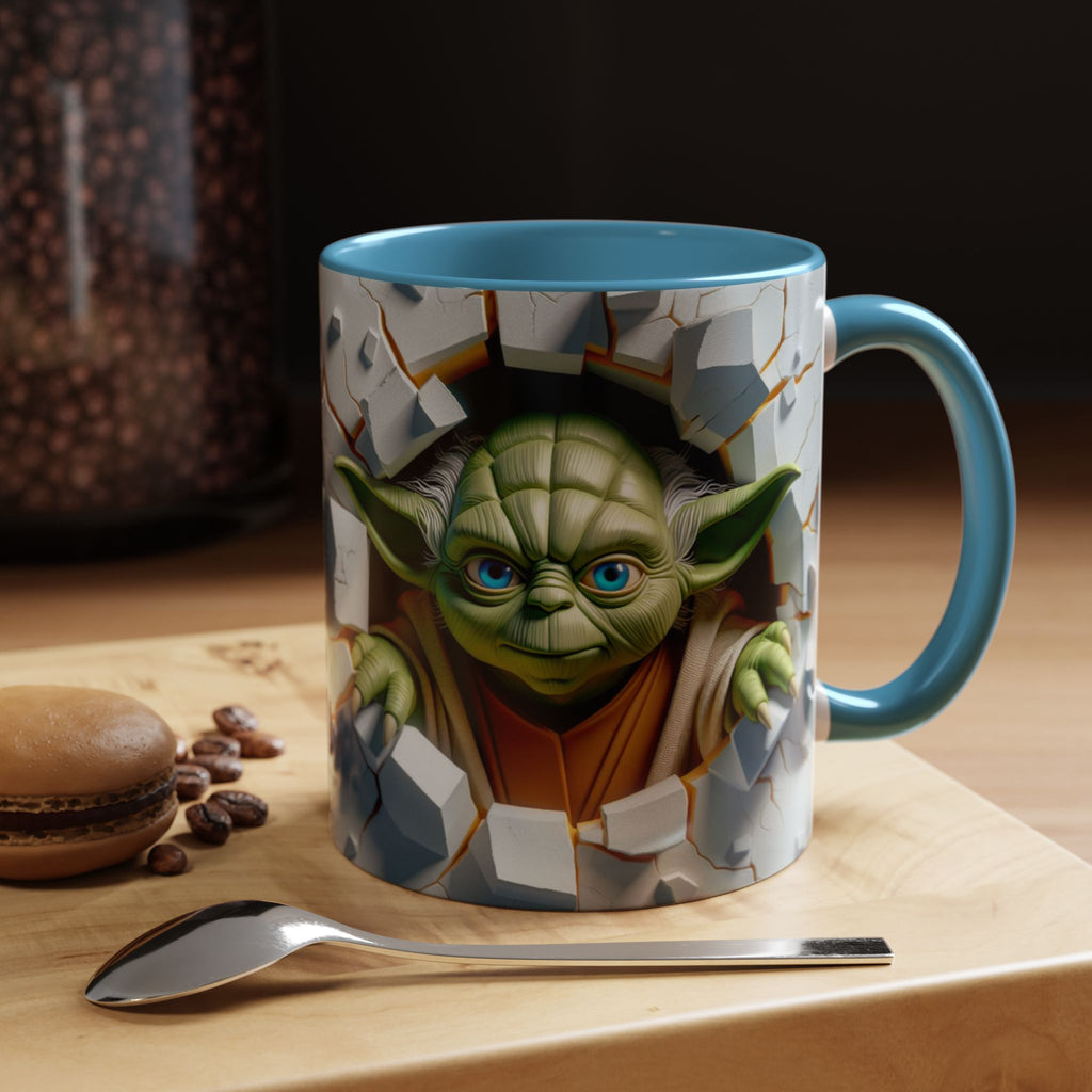 Yoda Break Through Accent Coffee Mug (11/15oz)