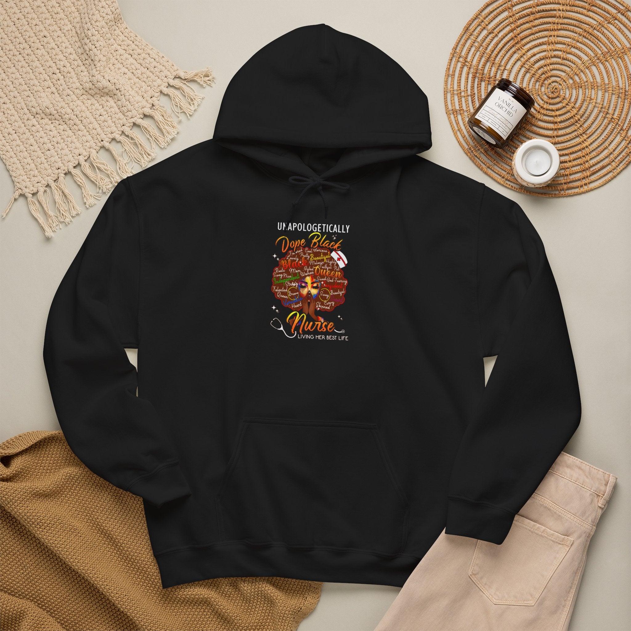 Unapologetically Dope Black Nurse Hoodie