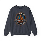 Van's Total Fitness Crewneck Sweatshirt — Gym Logo Pullover for Van's Total Fitness Fans