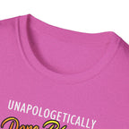 “Unapologetically Dope Black Nurse” Empowerment Tee —  Brown Afro Nurse T-Shirt