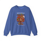 Unapologetically Dope Black Nurse Crewneck Sweatshirt – Brown Afro Nurse Stethoscope Design