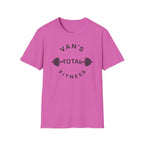 "Van's Total Fitness" Barbell Gym T-shirt
