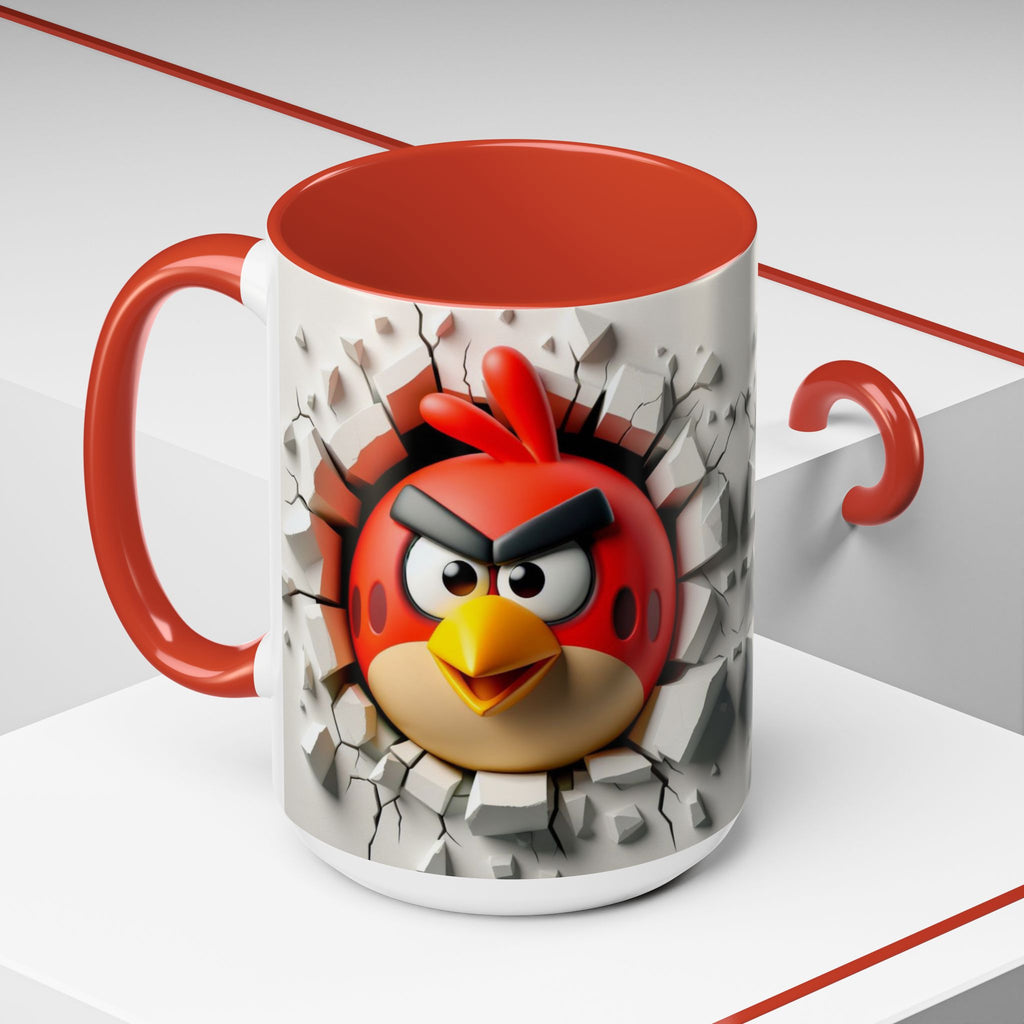 Angry Bird "Break Through" Accent Coffee Mug (11/15oz)