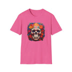 Day of the Dead Skull T-Shirt — Floral Sugar Skull Graphic Tee