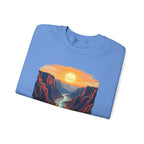 Grand Canyon National Park Crewneck Sweatshirt — Scenic Sunset Canyon Graphic