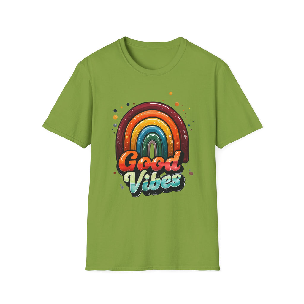Good Vibes Retro Rainbow T-Shirt