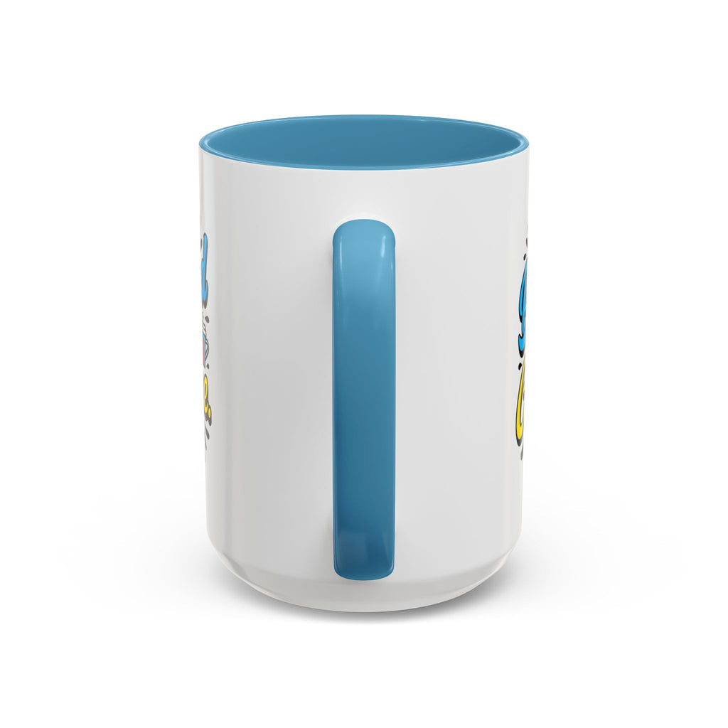 Coffee Mug — "My Blood Type Is Coffee" Accent Ceramic Mug (11/15oz)