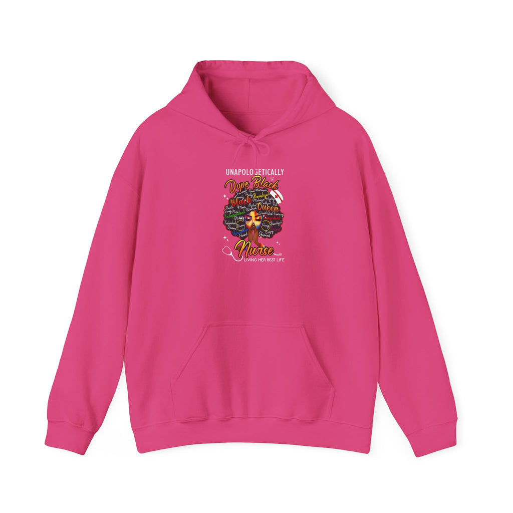 "Unapologetically Dope Black Nurse" Inspirational Pullover — Nurse Hoodie
