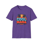 Cool Mama T-Shirt — Retro Palm Sunset Graphic Tee for Moms