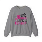 Dog Mama Life Is Ruff Crewneck Sweatshirt