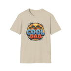 Cool Dad T-Shirt – Retro Sunset Palm Fathers Tee