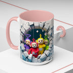 Teletubbies Tunnel Coffee Mug — Cute Retro Kids TV Character Design (11/15oz)
