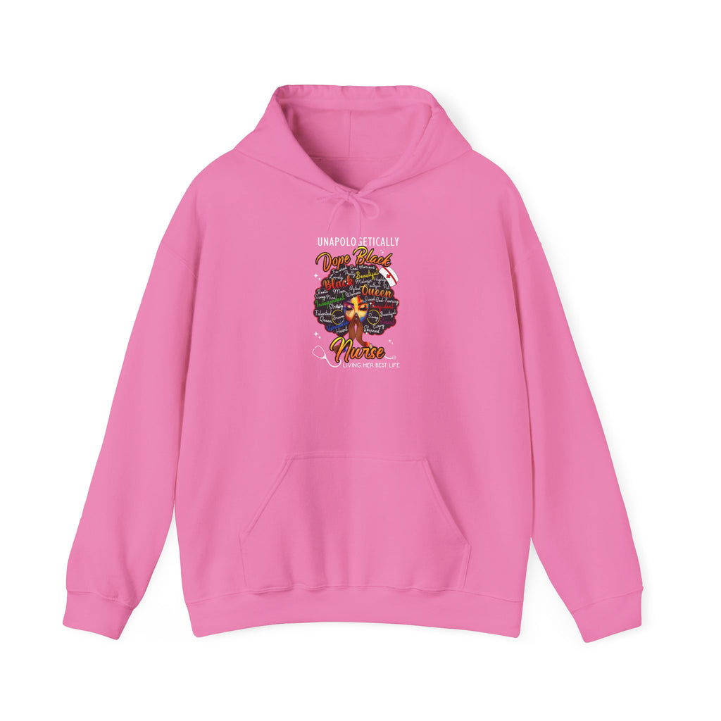 "Unapologetically Dope Black Nurse" Inspirational Pullover — Nurse Hoodie