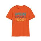 Love Me Love My Dog T-Shirt — Retro Paw Print Dog Lover Tee