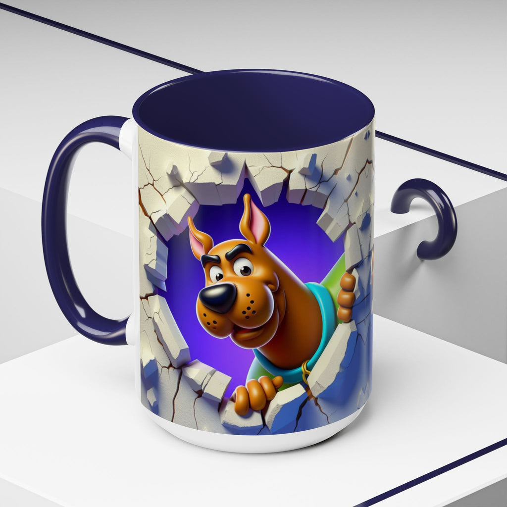 Scooby-Doo "Breaking Through" Accent Coffee Mug (11/15 oz)