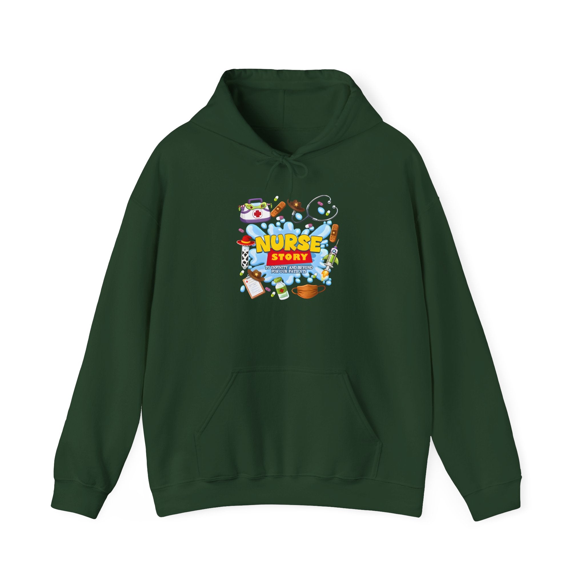 Nurse Story Hoodie – Cute 'Nurse Story' Medical Team Pullover