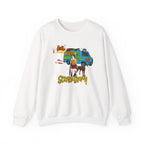 Scooby-Doom Mystery Machine Crewneck Sweatshirt — Vintage Cartoon Van & Characters