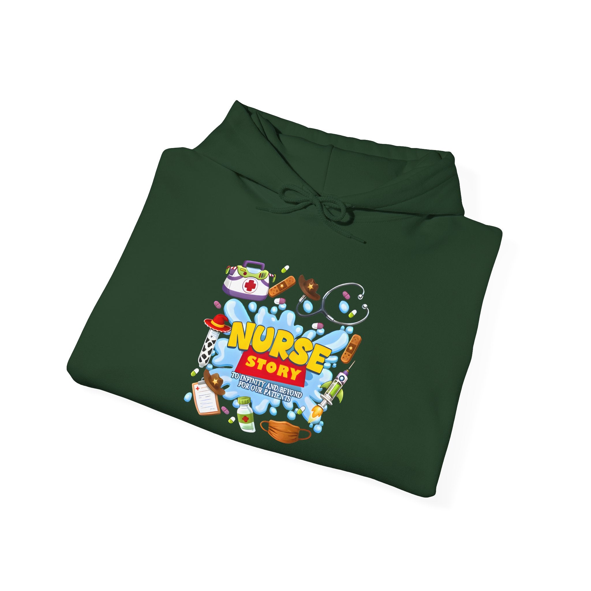 Nurse Story Hoodie – Cute 'Nurse Story' Medical Team Pullover