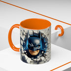 Batman "Break Through" Accent Mug — Superhero Coffee Cup (11/15oz)