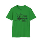 Wifey Dog Mom Nurse T-Shirt – Cute Paw Print Shirt for Nurses & Dog Lovers