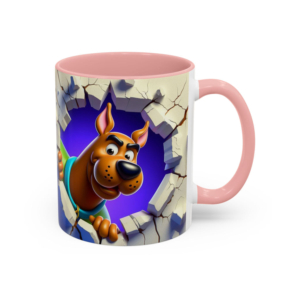 Scooby-Doo "Breaking Through" Accent Coffee Mug (11/15 oz)