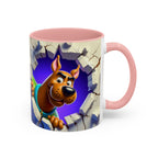 Scooby-Doo "Breaking Through" Accent Coffee Mug (11/15 oz)