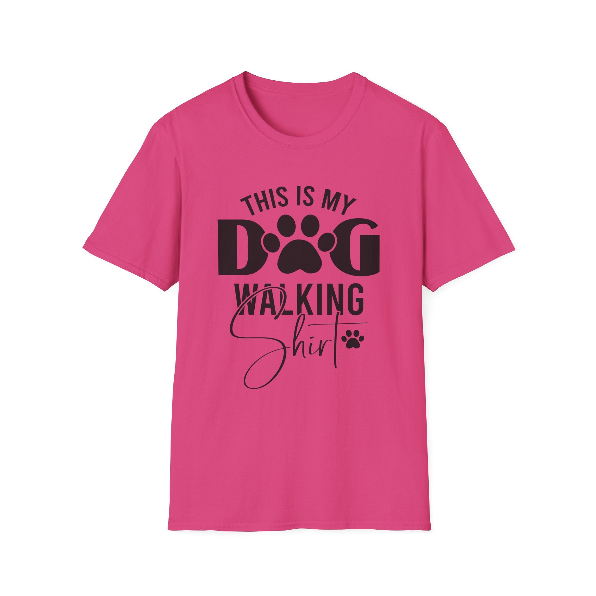 Dog Walking T-Shirt — "This Is My Dog Walking Shirt" Pet Lover Tee