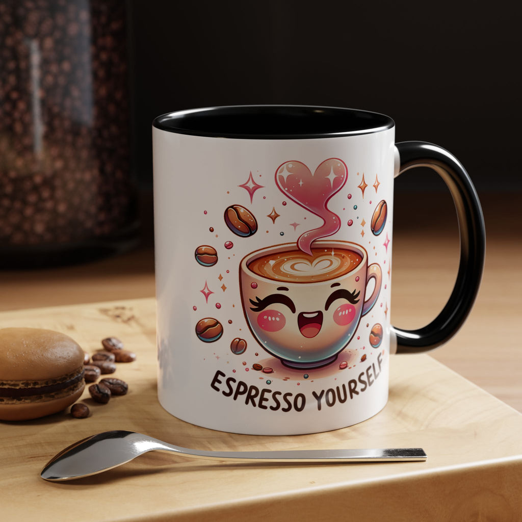 Espresso Yourself Coffee Mug — Cute Kawaii Cup Accent Mug (11/15oz)