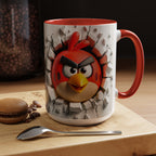 Angry Bird "Break Through" Accent Coffee Mug (11/15oz)