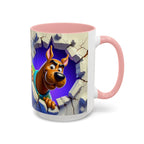 Scooby-Doo "Breaking Through" Accent Coffee Mug (11/15 oz)