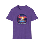 Yellowstone National Park Tee — Geyser Sunset Graphic T-Shirt