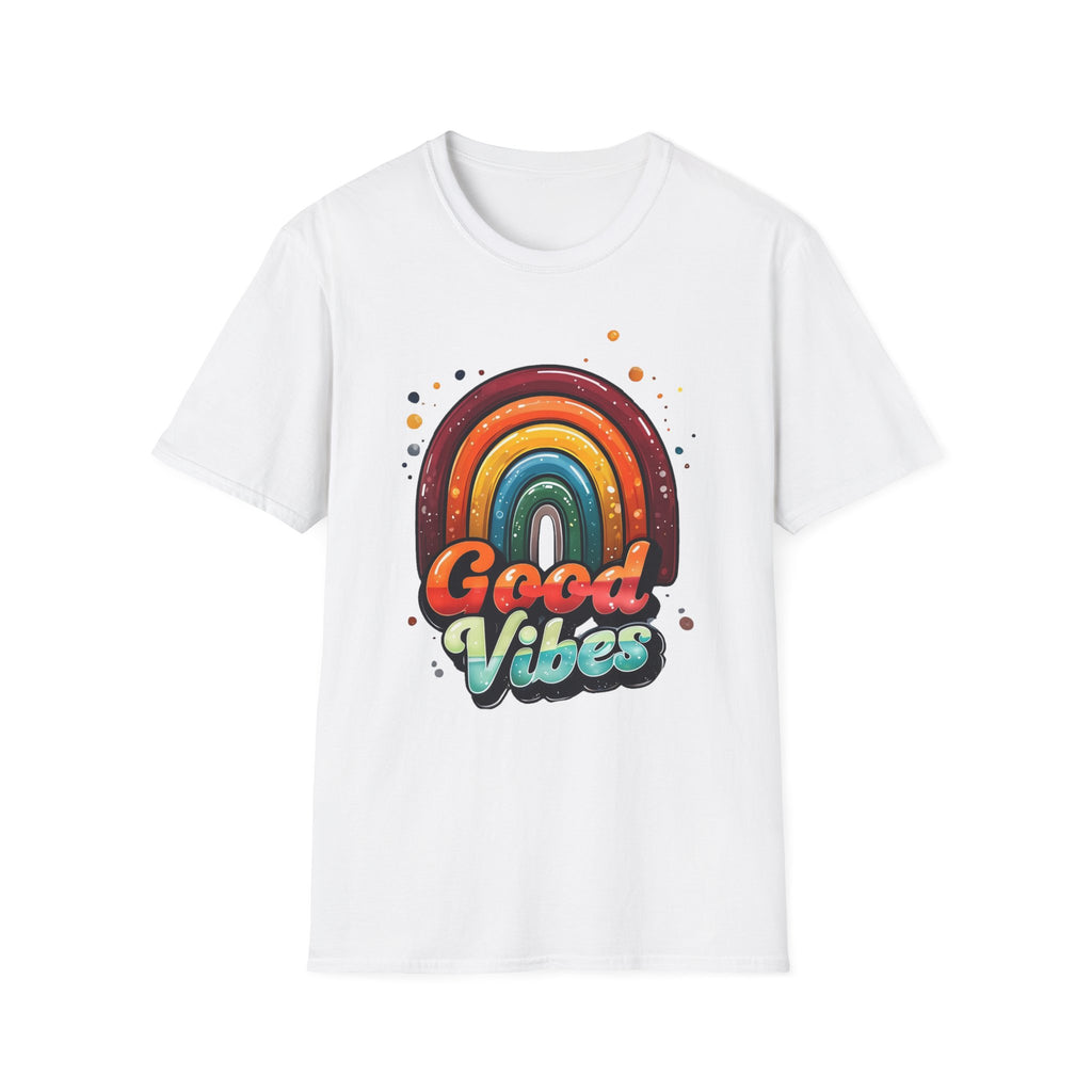 Good Vibes Retro Rainbow T-Shirt