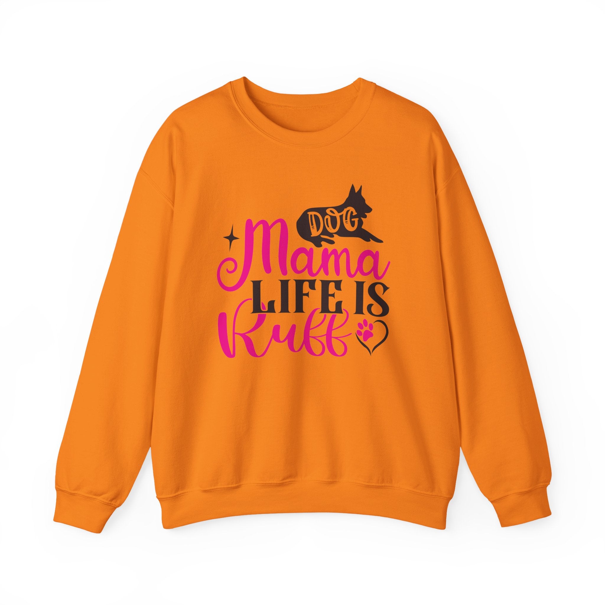 Dog Mama Life Is Ruff Crewneck Sweatshirt