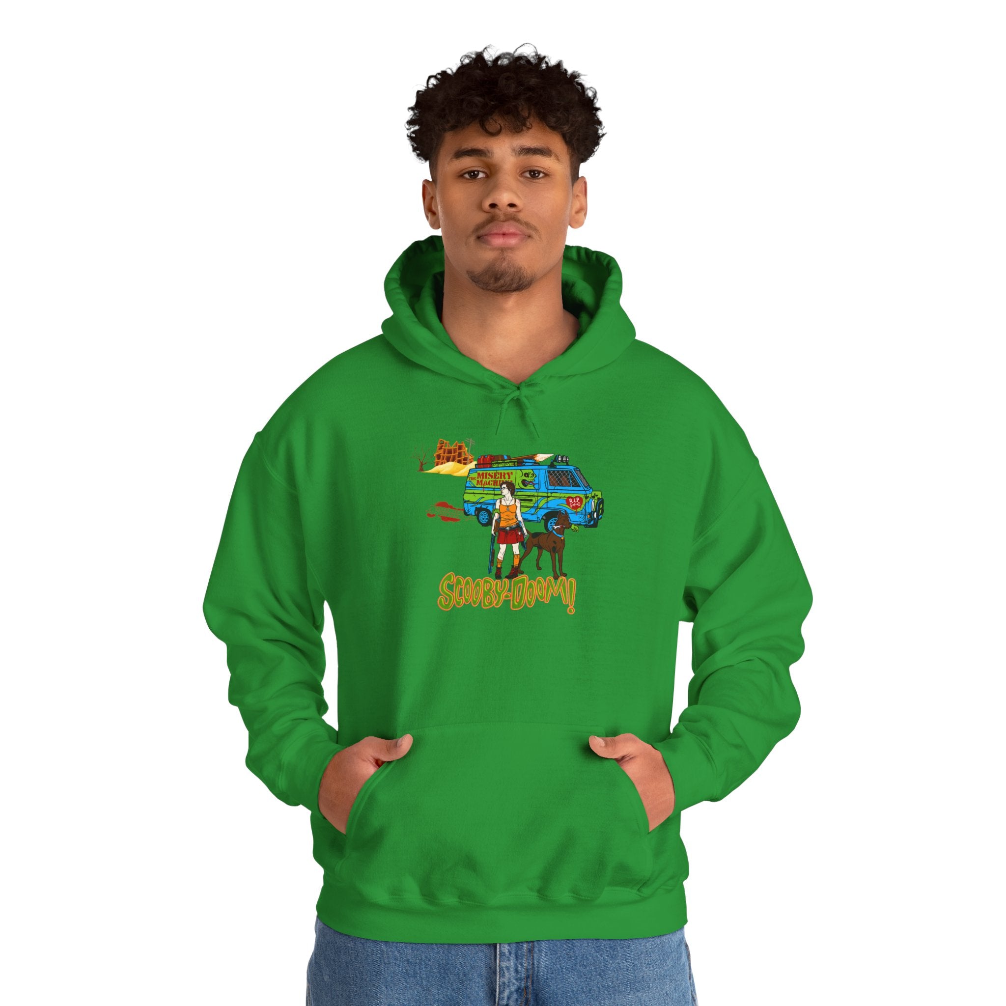 Scooby-Doom Hoodie — Retro Mystery Machine Graphic Hoodie