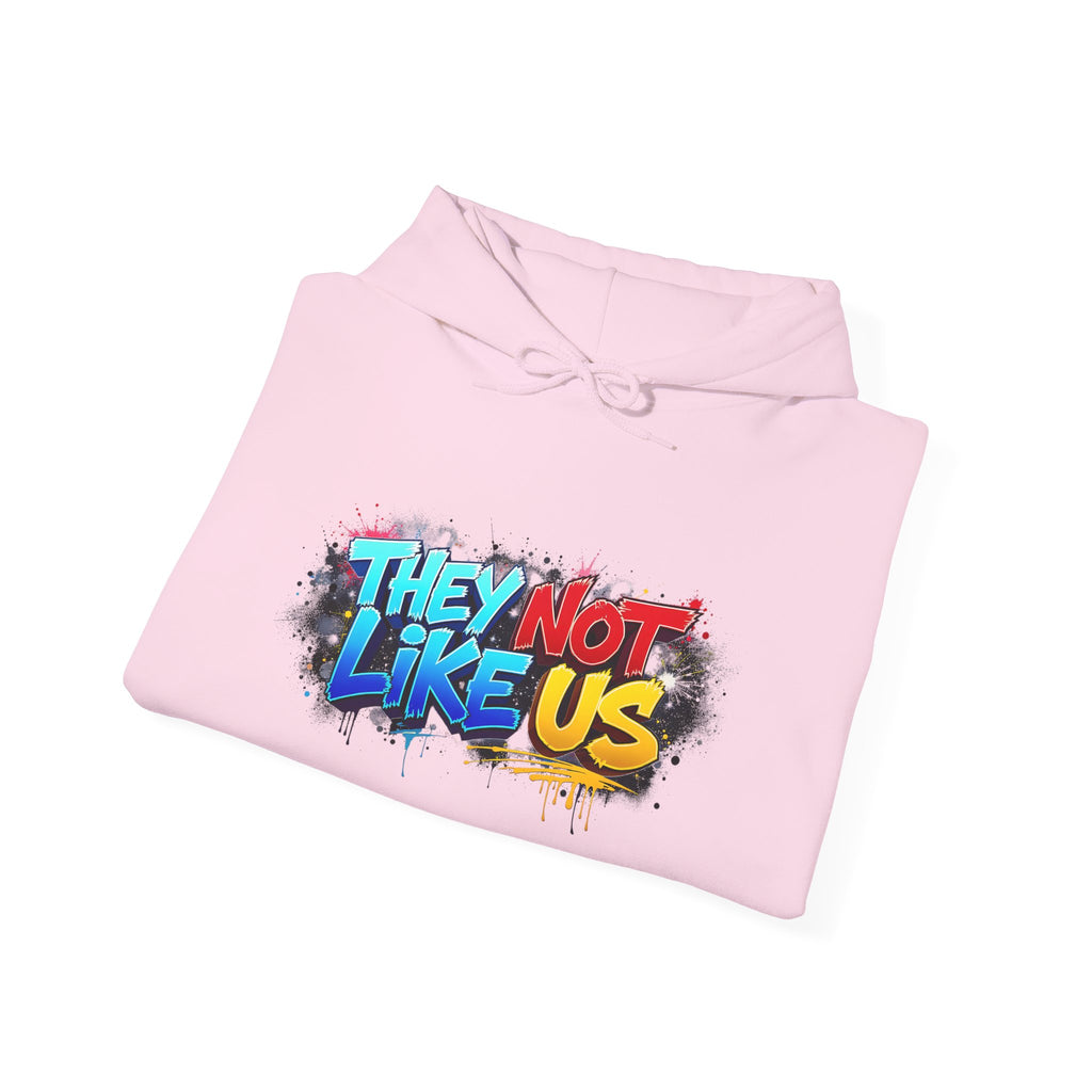 They Not Like Us Hoodie – Graffiti Streetwear Pullover Hoodie