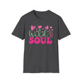 Wild Soul T-Shirt — Pink & Green Heart Graphic Tee