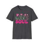Wild Soul T-Shirt — Pink & Green Heart Graphic Tee