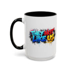 They Not Like Us Coffee Mug — Graffiti Accent Mug (11/15oz)