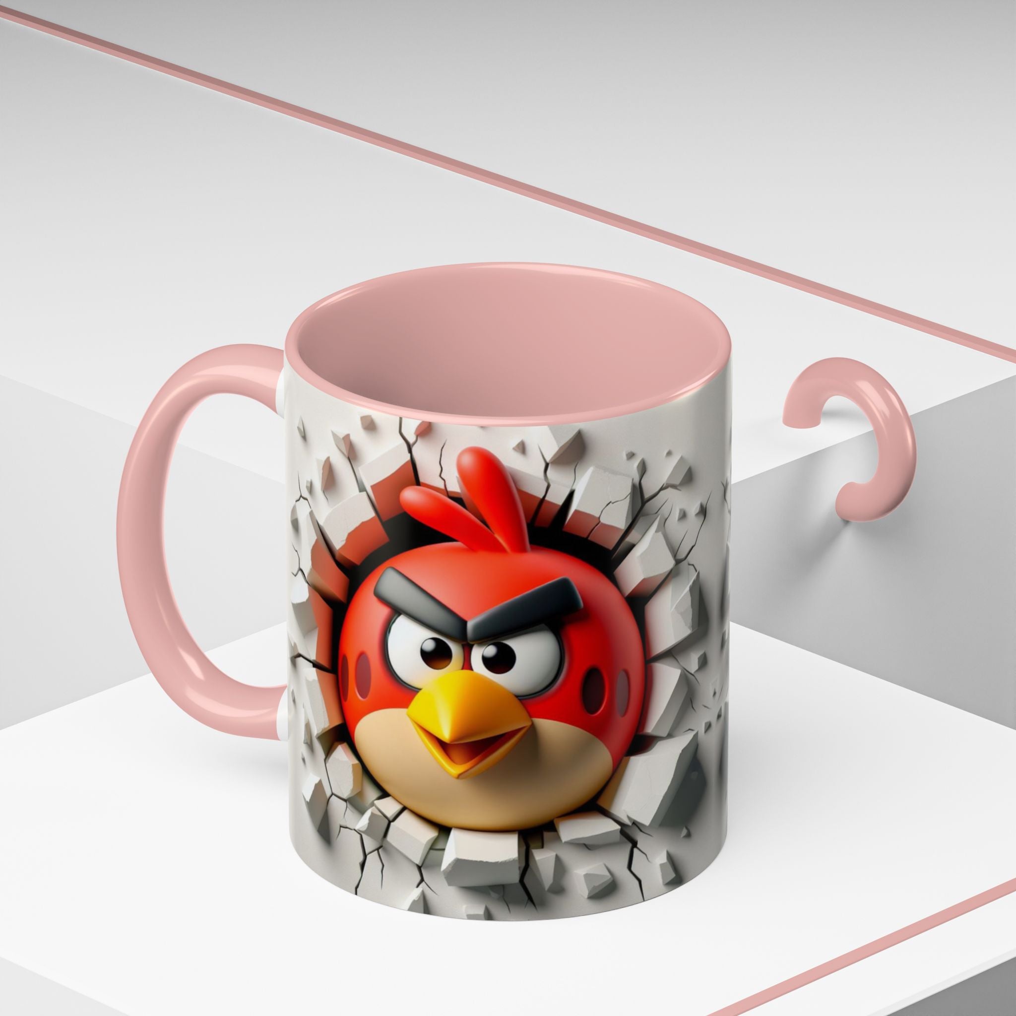 Angry Bird "Break Through" Accent Coffee Mug (11/15oz)