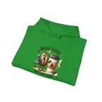 Coffee Hoodie — "Bean There, Brewed That" Cute Coffee Bean Pullover