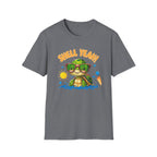 Shell Yeah Turtle T-Shirt — Cute Summer Beach Tee with Sunglasses & Surfboard