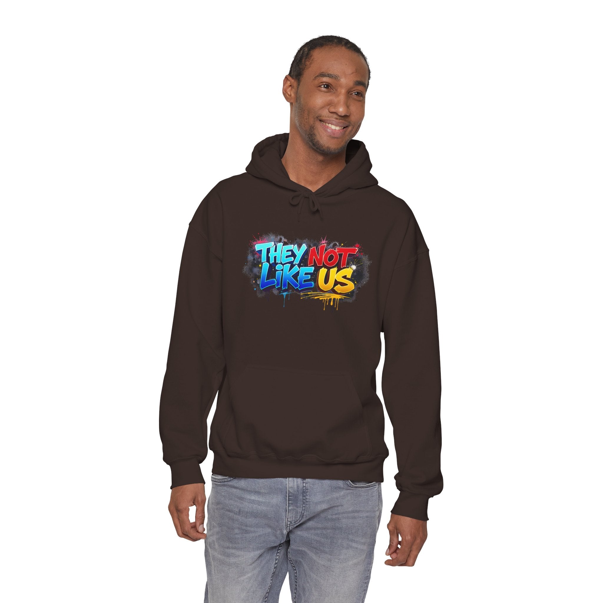 They Not Like Us Hoodie – Graffiti Streetwear Pullover Hoodie