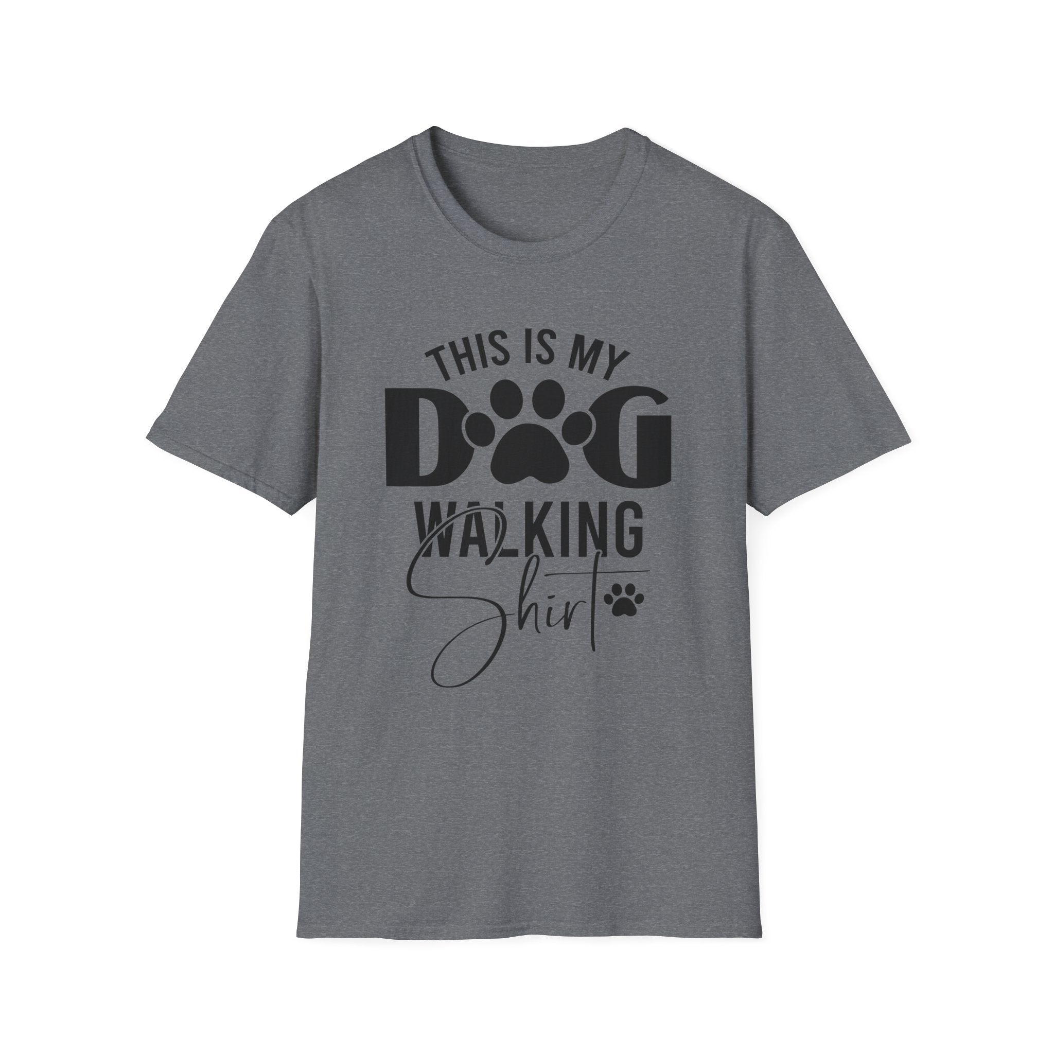 Dog Walking T-Shirt — "This Is My Dog Walking Shirt" Pet Lover Tee